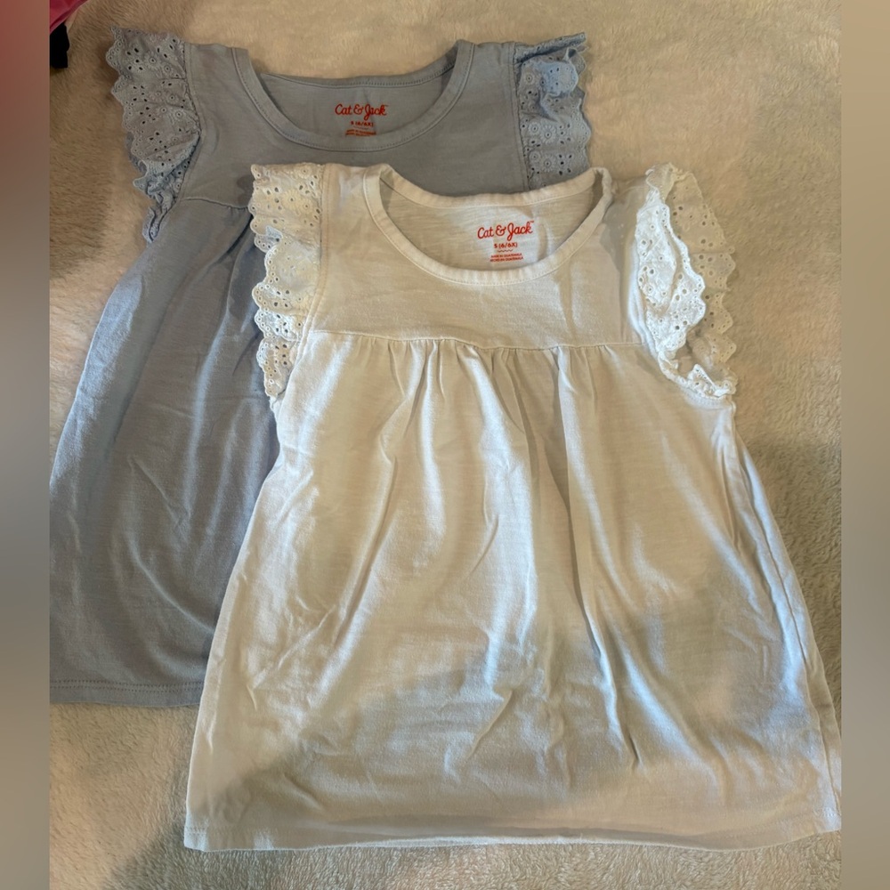 Bundle of 2 cat and jack tops